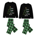 thumbnail image 3 of LuLiaMenton Christian Christmas Pajamas Jesus Is The Light Plaid Pjs Set, Men 2XL, 3 of 6