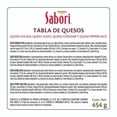 thumbnail image 2 of Tabla de quesos Sabori gouda, suizo, cheddar y pepper jack 454 g, 2 of 4