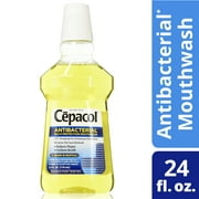 Cepacol Antibacterial Multi-Protection Mouthwash, Reduce Plaque and Freshen Breath, 24 FL OZ