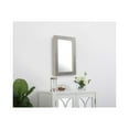 thumbnail image 3 of Elegant Lighting Mr52030 Oullette 20" W X 30" H Rectangular Framed Bathroom Mirror -, 3 of 8