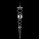 thumbnail image 5 of Bola de cristal de piña de metal giratoria con cola giratoria para decoración del hogar, balcón, patio, colgante de cristal decorativo, 5 of 6