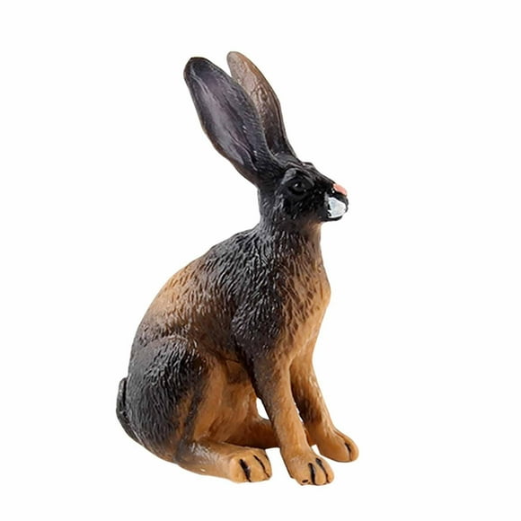 Children's Cute Rabbit Animal Model Toy Doll Model Department Educational Toys