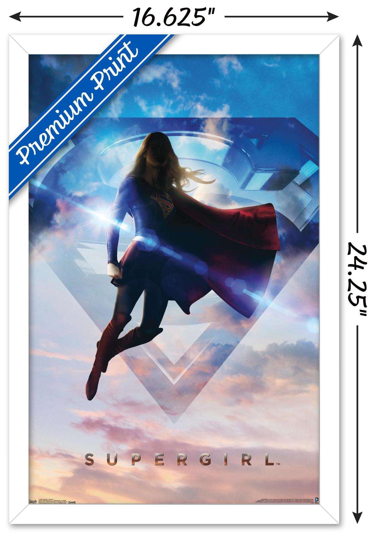DC Comics TV - Supergirl - Season 1 Wall Poster, 14.725" x 22.375", Framed
