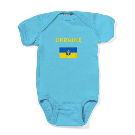 

CafePress - Ukraine Ukrainian Travel Flag Kiev Body Suit - Cute Infant Bodysuit Baby Romper