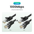 thumbnail image 1 of Cable Ethernet UGREEN Cat6 Gigabit de alta velocidad 1000Mbps Cable de Internet RJ45 Cable LAN de red blindado para PC PS5 PS4 PS3 Xbox Tan Jianjun unisex, 1 of 2