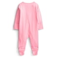 thumbnail image 2 of Wonder Nation Organic Cotton Baby Unisex Zip Front Footed Sleep N Play Pajamas, Sizes Preemie-6/9 Months, 2 of 3