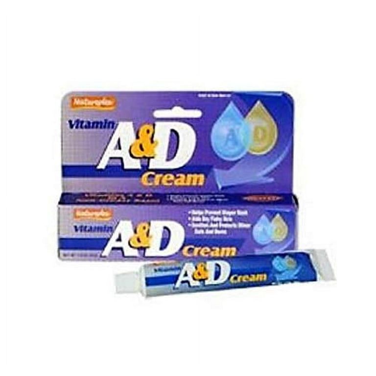 Vitamin A&D Cream Ointment for Diaper Rash and Skin Irritations, 4-ct