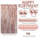 thumbnail image 5 of Rose Gold Balloon, Birthday Balloon, Contains Rose Gold Balloons and Confetti Balloons and Strips. for the Delivery of Birthday Decorations / Wedding, 5 of 5