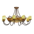thumbnail image 2 of Meyda Tiffany 152401 Stanley 20 Light 32" Wide Semi-Flush Ceiling Fixture - Cafe-Noir, 2 of 5