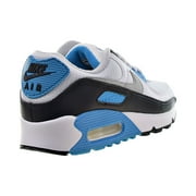Nike Air Max 90 Mens Shoes White-Black-Grey-Laser Blue cj6779-100