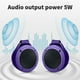 thumbnail image 5 of Altavoz inalámbrico Bluetooth 5.3 de correa mini, altavoz portátil al aire libre pequeño, larga duración de la batería, subwoofer de alto volumen, Púrpura, 5 of 8