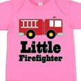thumbnail image 4 of Inktastic Little Firefighter Fire Engine Boys or Girls Baby Bodysuit, 4 of 5