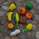 thumbnail image 1 of Llavero de simulación de juguete de espuma de frutas y verduras, simulación de comida, plátano, naranja, limón, manzana, hamburguesa, 1 of 5