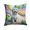 Bergamasco Sheepdog 6566, variant on Curly-Coated Retriever Spring Path Throw Pillow 14 in x 14 in