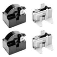 thumbnail image 1 of Wehhbtye 4 PCS 1 Pin Refrigerator Starter Relay QP2-4.7/4r7 and 6750C-0005P Overload Protector - Compatible With LG Compressor and Freezers, 1 of 7