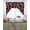 Crimson Black Snow, variant on Strawberry Swag Valances for Windows, Small Curtains Drapes, Black Spring Summer Rustic Floral Fruit Kitchen Window Curtains Over Sink Rod Pocket Window Treatment Valance for Bedroom/Bathroom 56"x36"