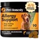 thumbnail image 1 of Allergy Support Mastics Pet Honesty para perros, inmunidad, salmón, 1 of 9