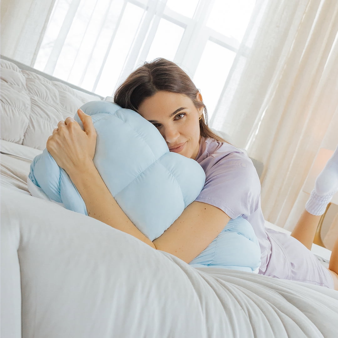 Mellow White Puff Pillow Standard