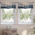 thumbnail image 2 of LALILO Kitchen Curtain Valance Rain Forest Mountains Rod Pocket Window Curtain 52"x 18" Set of 2, 2 of 7