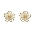 thumbnail image 2 of 1 Pair Ear Studs All Match Charming Durable Dress Up Symmetrical Niche Temperament Earrings for Dating,A, 2 of 7