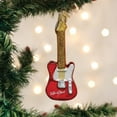 thumbnail image 5 of Old World Christmas Blown Glass Ornament for Christmas Tree, The Rolling Stones Guitar, 5 of 5