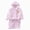 H312-Purple, variant on NOLDARES Unisex Boys Girls Hooded Bathrobe Soft Fuzzy Toddler Cartoon Robe Animal Plush Sleepwear for Kids(H312-White)