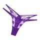 thumbnail image 3 of Worallymy Lencería sexy Mujer Malla T-back Calzoncillos Tangas florales Calzoncillos Panty, Púrpura Worallymy JD735799818, 3 of 6