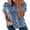 Blue, variant on Women's Relaxed Fit Round Neck T-Shirt Lightweight Versatile Short Sleeve Fashion Top
