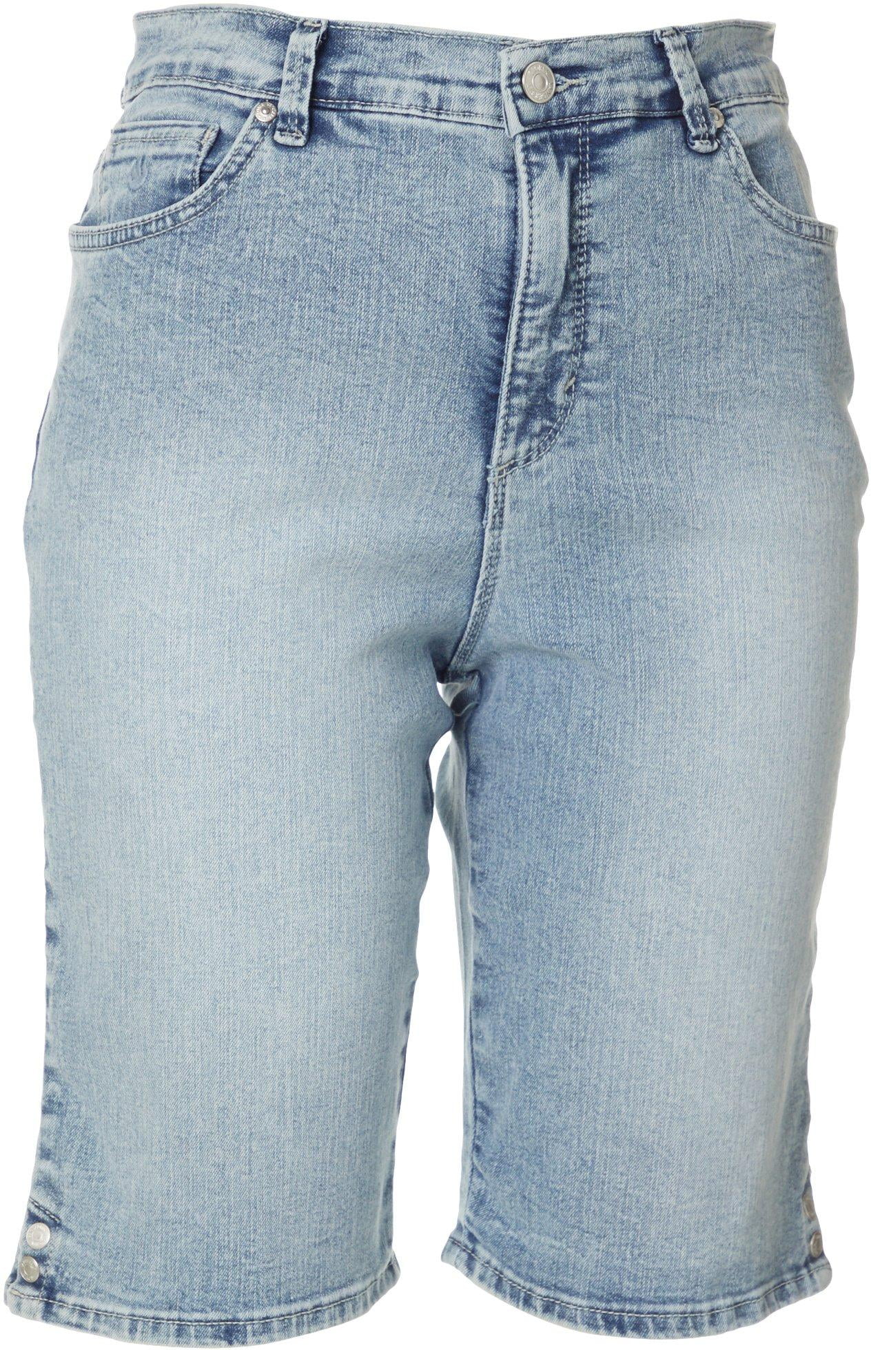 gloria vanderbilt denim bermuda shorts