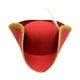 thumbnail image 4 of Sombrero de pirata, disfraz de Halloween, regalo, tocado para fiesta temática pirata, sombrero de bucanero Rojo, 4 of 9