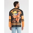 thumbnail image 4 of Naruto Men's & Big Men's Graphic Hockey Jersey with Long Sleeves, Sizes XS-3XL, 4 of 5