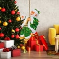 thumbnail image 6 of PEIBang 2025 Climbing Santa Claus on Rope Christmas Ornament,Animated Electric Musical Christmas Ornament with 3 Modes,Holiday Decoration Gift, 6 of 7