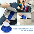 thumbnail image 7 of Ice Packs for Injuries Reusable, Ice Bags Hot Water Bag for Hot & Cold Therapy and Pain Relief with Cover, No-Leak Elastic Breathable Ice Bag, Blue Size 6", 7 of 7