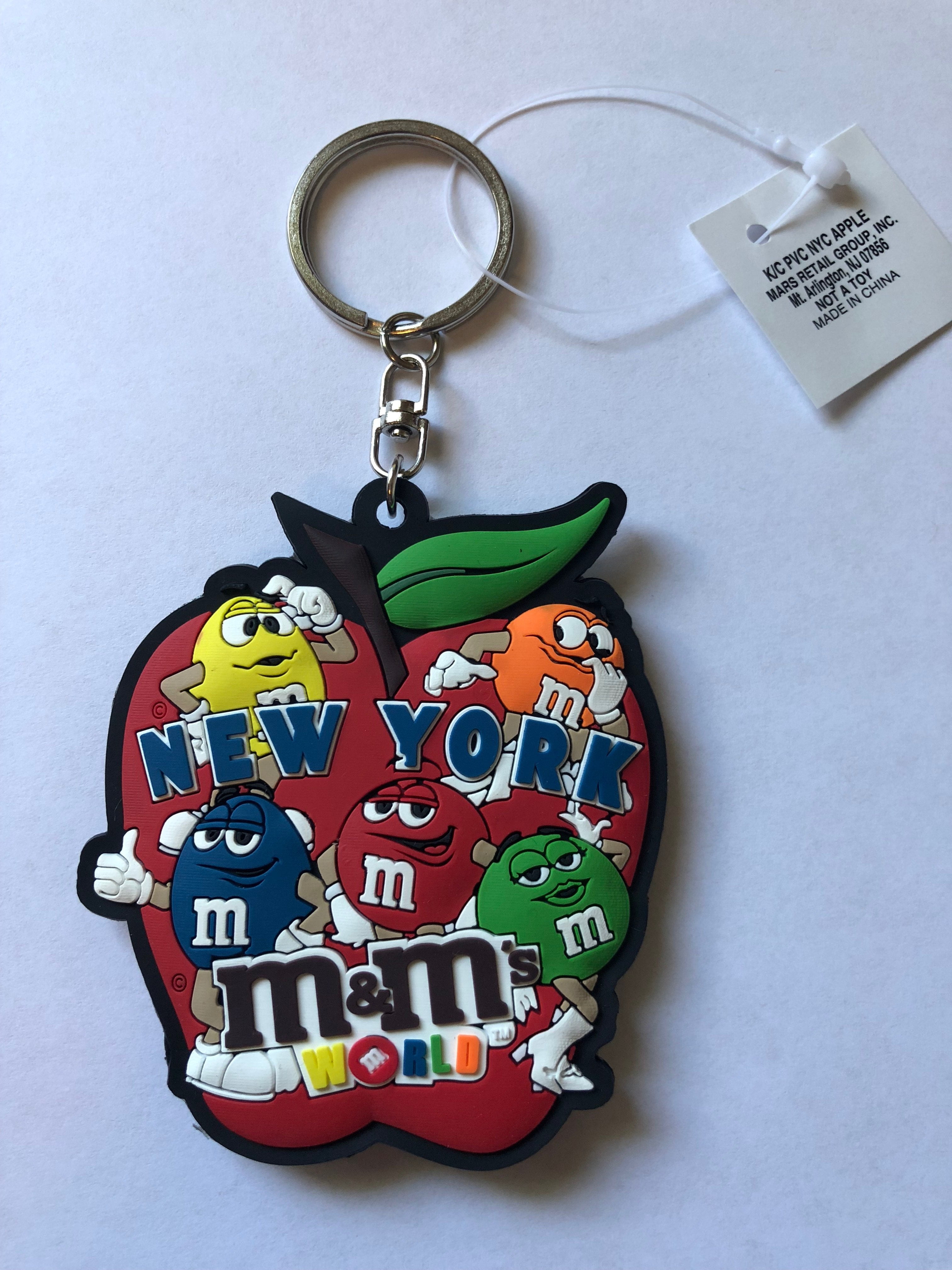 M&M's World M&M's World I Love New York Apple Keychain New with Tags