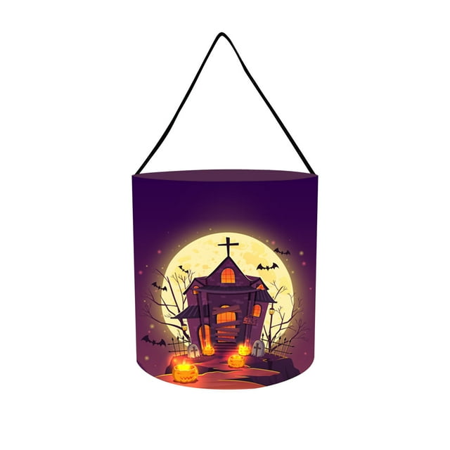 XYAIYT Personalized Halloween Bag with Custom Name for Candy Storage Long Lasting Polyester Material Easy to Carry Foldable Reusable for Parties and Festivals