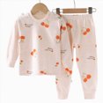 thumbnail image 5 of masbird Pajamas For Kids Little Girls Boys Pajamas Cute Graphic Cotton 2 Piece Train Toddler Sleepwear Fall Winter Clothes Set for 6-24 Months 2t 3t 4t 5t 6t 7t 8t 9t(Watermelon Red,6-7 Y), 5 of 5
