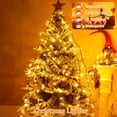 thumbnail image 2 of 117Ft 450 Counts Christmas Lights, 3 Sets of 150 Mini Lights 39 Ft String Lights with ReplaceFu-seand Bulb, Waterproof Connectable, Indoor Outdoor Christmas Decoration, 2 of 9