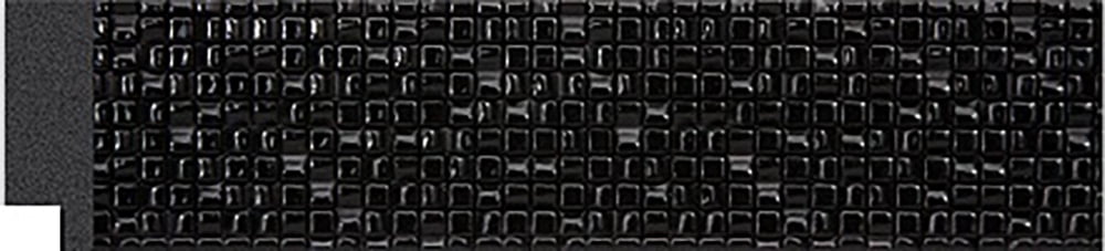 1-13/16" Polystyrene Mosaic Textured Modern Picture Frame - by WholesaleArtsFrames-com. 18x24 243 Series - Rich Black - Made In USA