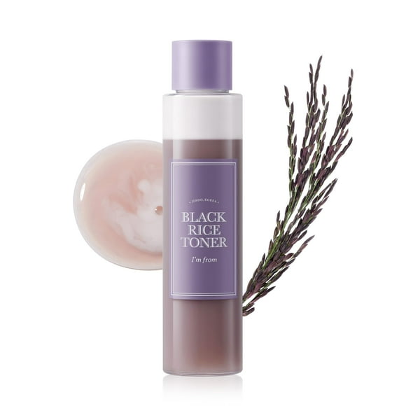 Tónico I'm from Black Rice para piel grasa, 150 ml, ligero