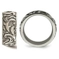 thumbnail image 4 of Mens Titanium Pattern Wedding Band Ring (11mm), 4 of 4
