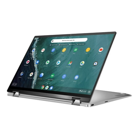ASUS Chromebook Flip C434TA YZ588T - Flip design - Intel Core i5 - 8200Y / up to 3.9 GHz - Chrome OS - UHD Graphics 615 - 8 GB RAM - 128 GB eMMC - 14" touchscreen 1920 x 1080 (Full HD) - Wi-Fi 5 - silver (bottom), silver (top), spangle silver (LCD cover) - with 1 year Domestic ADP with product registration