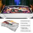 thumbnail image 5 of Anime Demon Slayer Car Windshield Sunshade Automotive Sun Shade for Cars SUV Trucks Visor Cover Fits Most Car SUV, 5 of 9