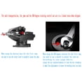 thumbnail image 2 of MYTEC Bench Vise or Table Vise, multifunctional jaw, multi-functional Combined Vise with Quick Adjustment, Universal Rotate 360Â° Work Clamp-On Vise, 3.3" black, 2 of 7
