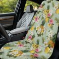 thumbnail image 4 of XYZCANDO Lemon Flower Pattern Car Seat Towel Cover, Non-Fading Car Cushion Seat Covers Durable Machine Washable for Trucks Sedans, 4 of 11