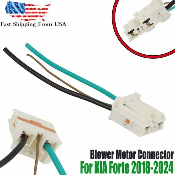 Car Blower Motor Connector Harness HVAC System Secure Connection Easy Install Fits for Kia Forte 2018-2024 Replace 97113-G2000