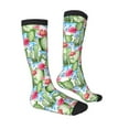 thumbnail image 3 of Balery Flowers And Cactus Fun Novelty Socks Men'S Women'S Crew Socks Funny Crazy Novelty Socks Quirky And Cool Socks, 3 of 9