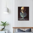 thumbnail image 3 of COMIO Thriller Adventure Game Until Dawn Skull Hourglass Poster Decorative Painting Canvas Wall Art Living Room Posters Bedroom Painting, 3 of 4
