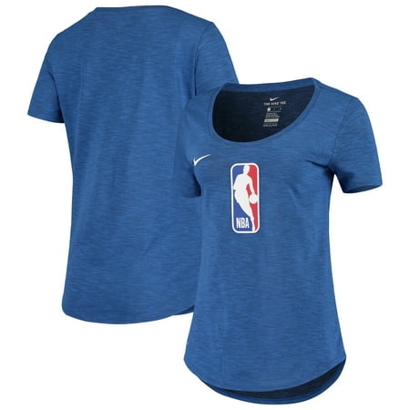 Women's Nike Royal NBA Logo Slub Performance T-Shirt