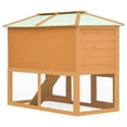 thumbnail image 3 of vidaXL Animal Rabbit Cage Double Floor Solid Fir Wood, 3 of 5