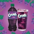 thumbnail image 2 of Crush Caffeine Free Grape Soda Pop, 20 fl oz, Bottle, 2 of 10